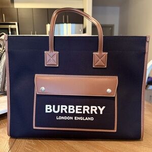 Burberry Vintage Leather Shoulder Bag